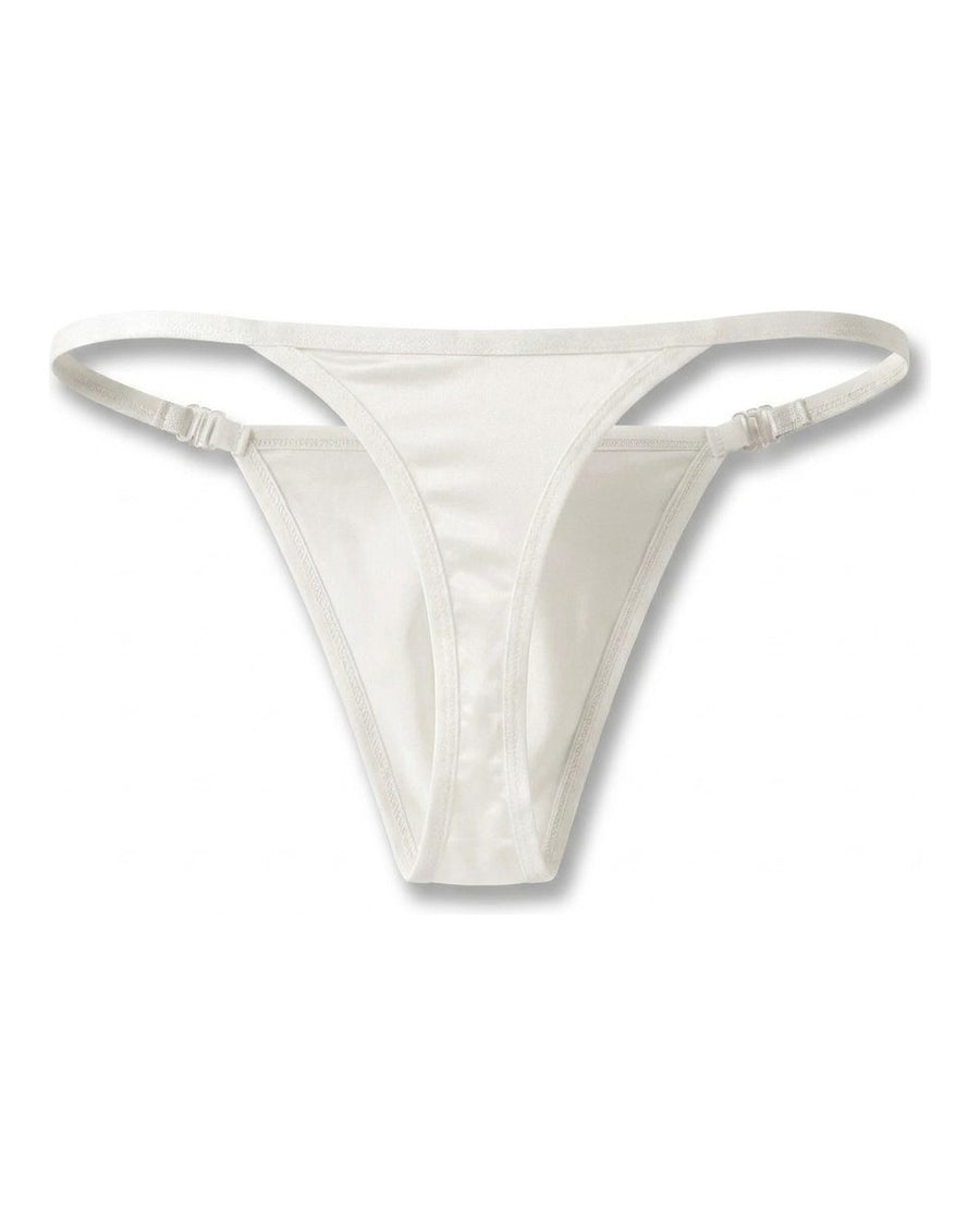 Tanga uomo in raso a vita bassa – retro
