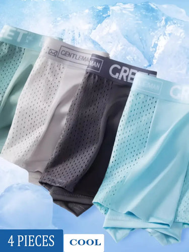 SET DI 4 BOXER DA UOMO CONFORTEVOLI E ANTIBATTERICI