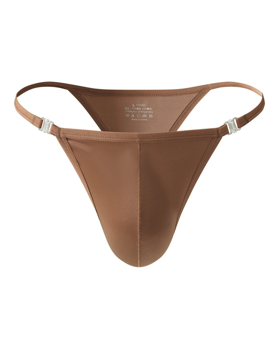 Tanga uomo in raso a vita bassa – davanti