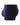Gladde effen boxershorts heren – marineblauwe boxer, zijaanzicht