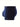 Gladde effen boxershorts heren – marineblauwe boxer, zijaanzicht