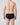 Men's Seamless Sheer Silky Microfibre Briefs – worn, back view