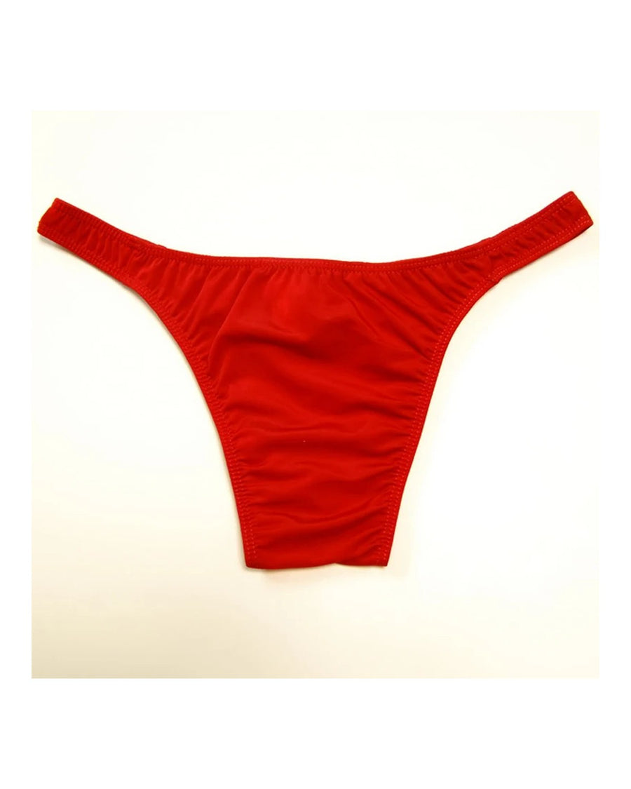 Slip uomo in nylon rossi – davanti