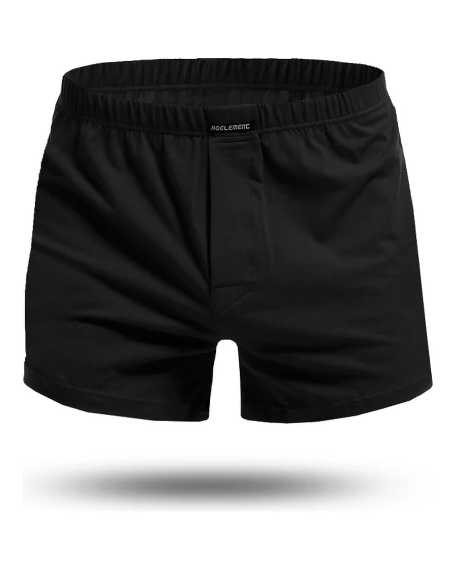 Men's Lounge Cotton Boxer Shorts – front