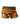 Boxer homme camouflage en bambou – boxer camouflage orange, devant