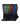 Knee-High Sports Compression Socks – 6 black socks with a coloured pattern