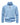 Jersey polar azul claro con media cremallera, vista frontal
