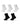 Calze lunghe uomo in cotone sportive – confezione da 5 paia, 3x bianco + 2x nero