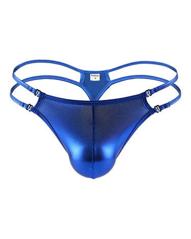 Tanga uomo in microfibra effetto seta a vita bassa – davanti