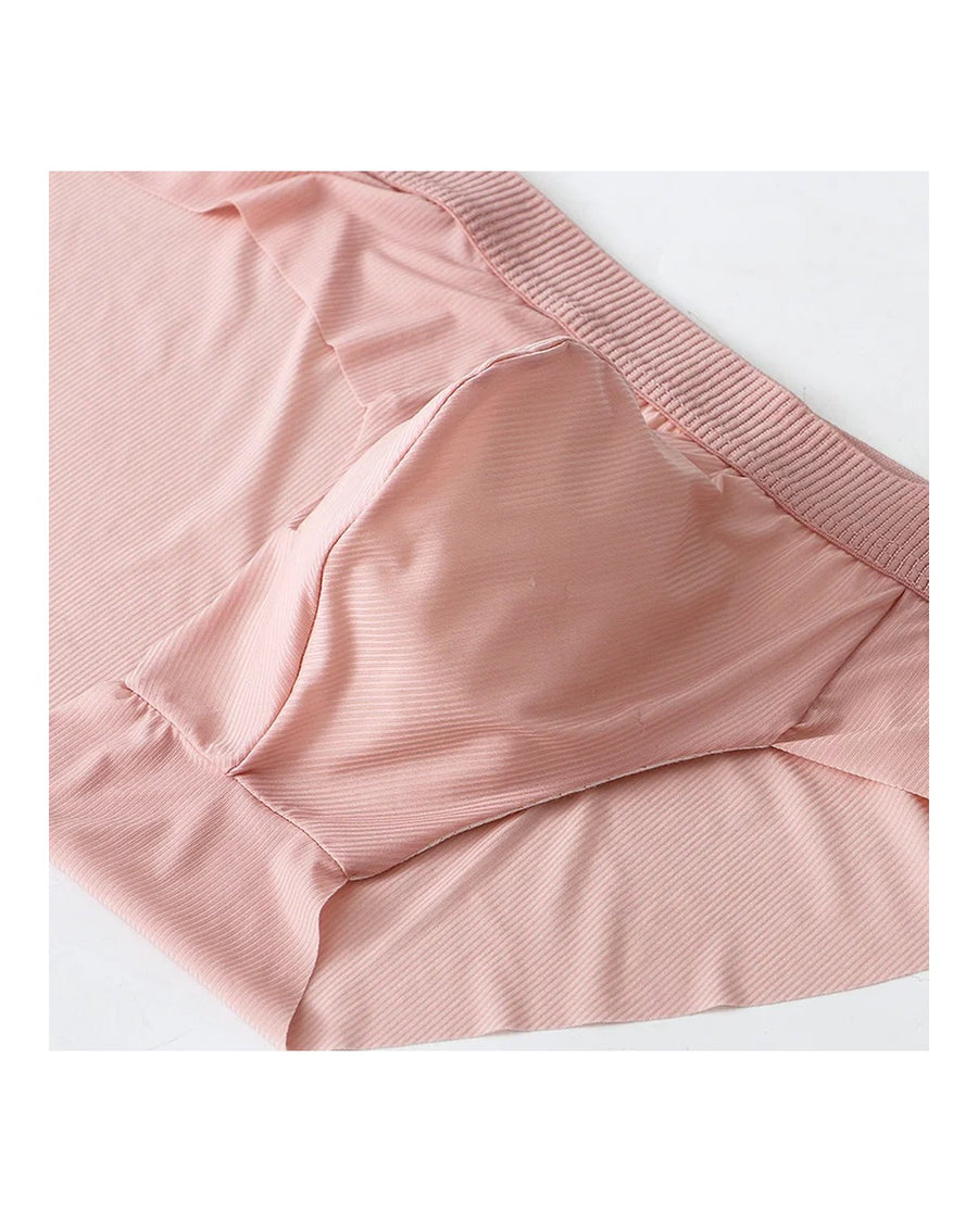 Men's Low-Rise Solid Colour Silky Microfibre Briefs – fabric detail