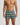 Men's Low-Rise Check Cotton Boxer Shorts – worn, front view