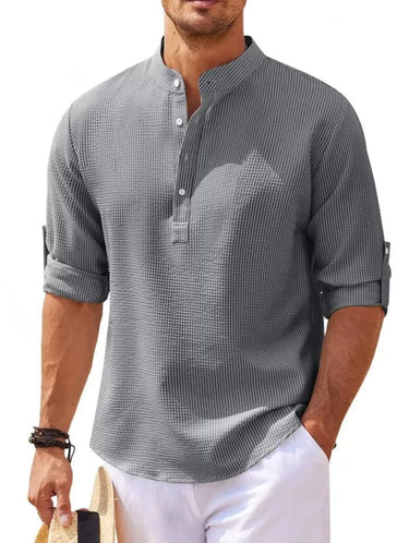 Camicia casual in lino Lugino