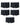 Men's Stretch Cotton Boxer Briefs – pack of 5 pieces, 5x black