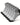 Men's Short Sports Socks with Honeycomb Knit – 6 grey short socks with black toe
