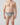 Men's Seamless Silky Microfibre Briefs – worn, front view