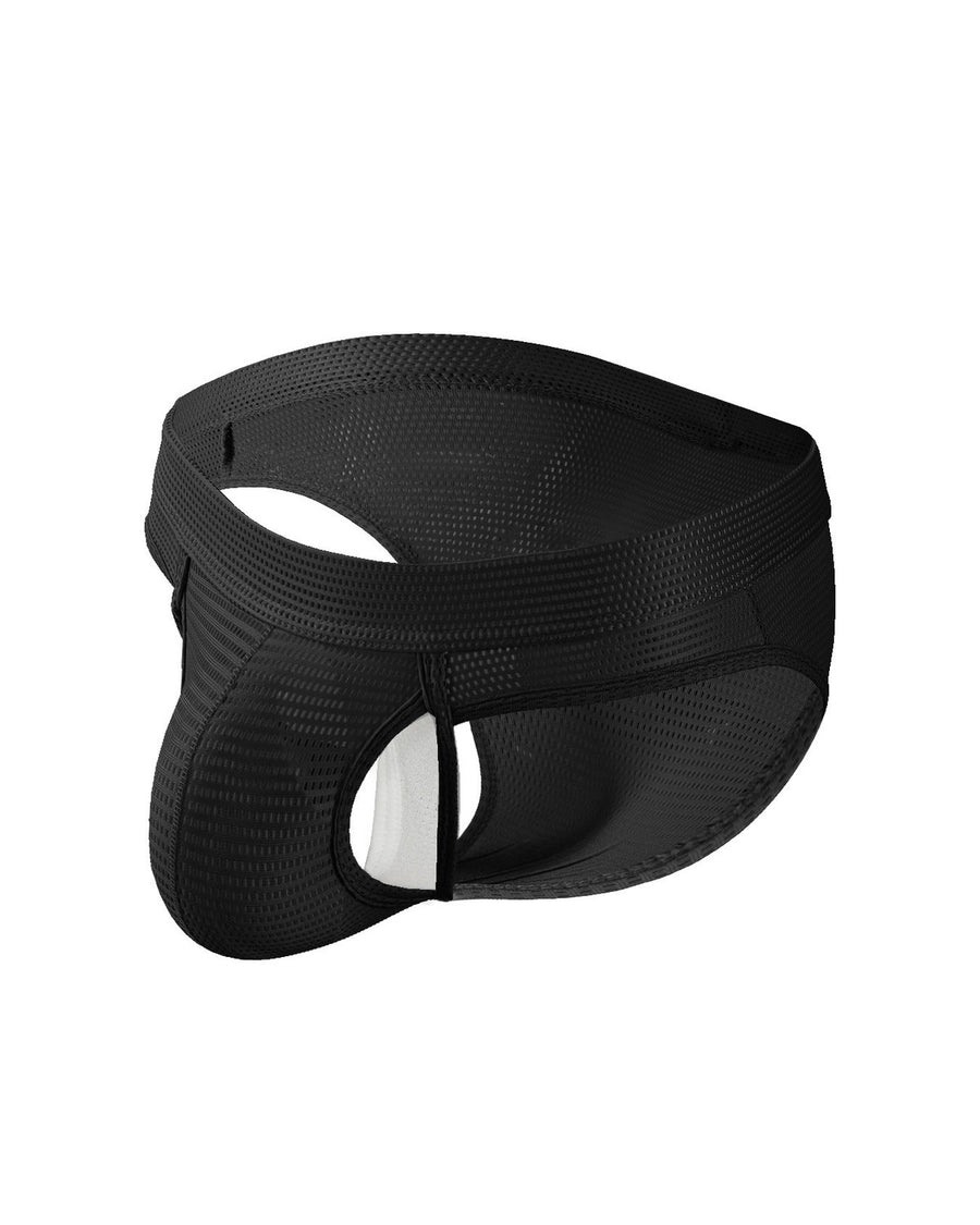 Atmungsaktive Herren Slips aus Mesh – Vorderseite