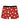 Boxer natalizi uomo rossi con Babbo Natale – retro