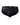 Slip homme taille basse à ceinture satinée – slip taille basse noir, devant