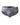 Slip homme taille basse à ceinture satinée – slip taille basse gris, devant