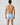 Men's Seamless Solid Colour Silky Microfibre Boxer Briefs – worn, back view