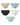 Men's Seamless Sheer Silky Microfibre Briefs – pack of 5 pieces, Mix B