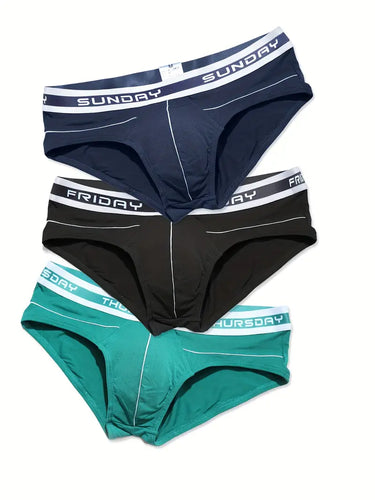 SET DI 3 SLIP DA UOMO IN FIBRA DI BAMBU, TRASPIRANTI E COMODI