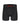 Men's Cotton Sports Boxer Briefs with Fly – black boxer, front