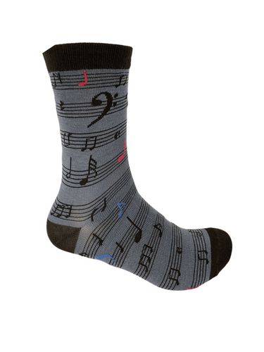 SET DI 4 CALZE UOMO - SIMBOLI MUSICALI E DESIGN ORIGINALI