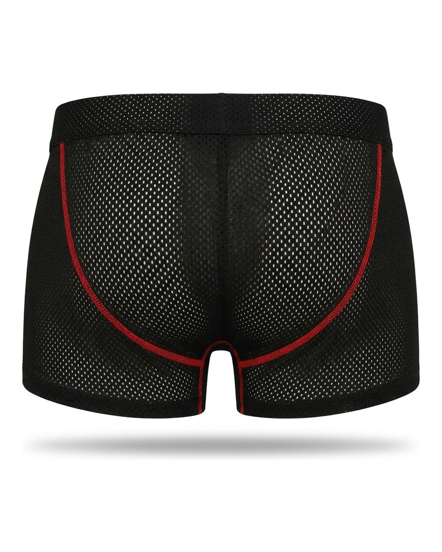 Sportsboxershorts for menn i mesh – bakfra