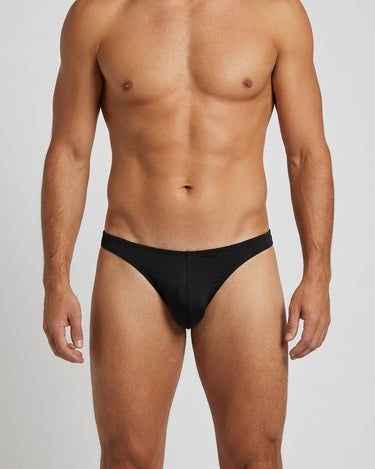 Tanga uomo a vita bassa – indossato, davanti