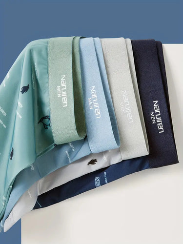 SET DI 4 BOXER IN SETA FRESCA, TRASPIRANTE E SPORTIVA