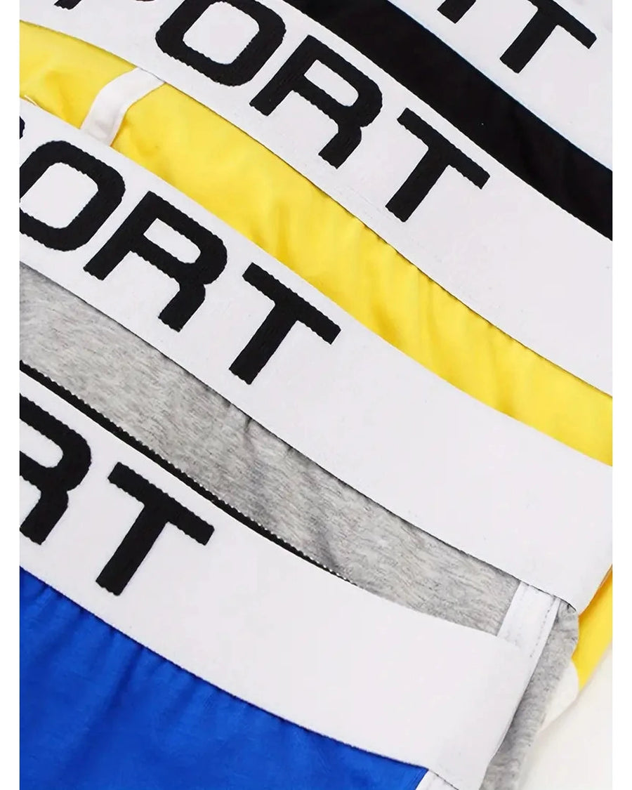 Slip uomo in cotone con elastico Sport – gli elastici con la scritta SPORT da vicino
