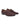 Barna velúr penny loafer, oldalnézet