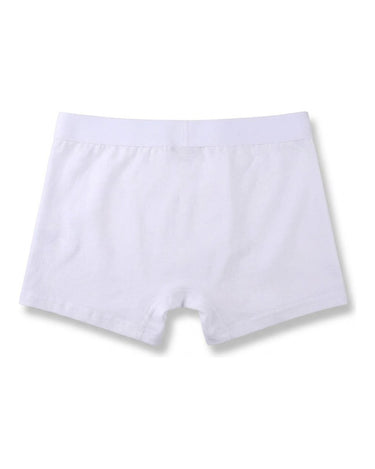 Men's Solid Colour Cotton Boxer Briefs – back