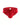 Men's Sports Briefs with U-Pouch – red brief, front