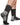 Men's Black Sports Compression Socks – black and grey compression socks worn, heel and sole