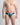 Men's Seamless Low-Rise Silky Microfibre Briefs – worn, front view
