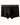 Men's Ribbed Cotton Boxer Briefs with Hemless Leg – black boxer, front view