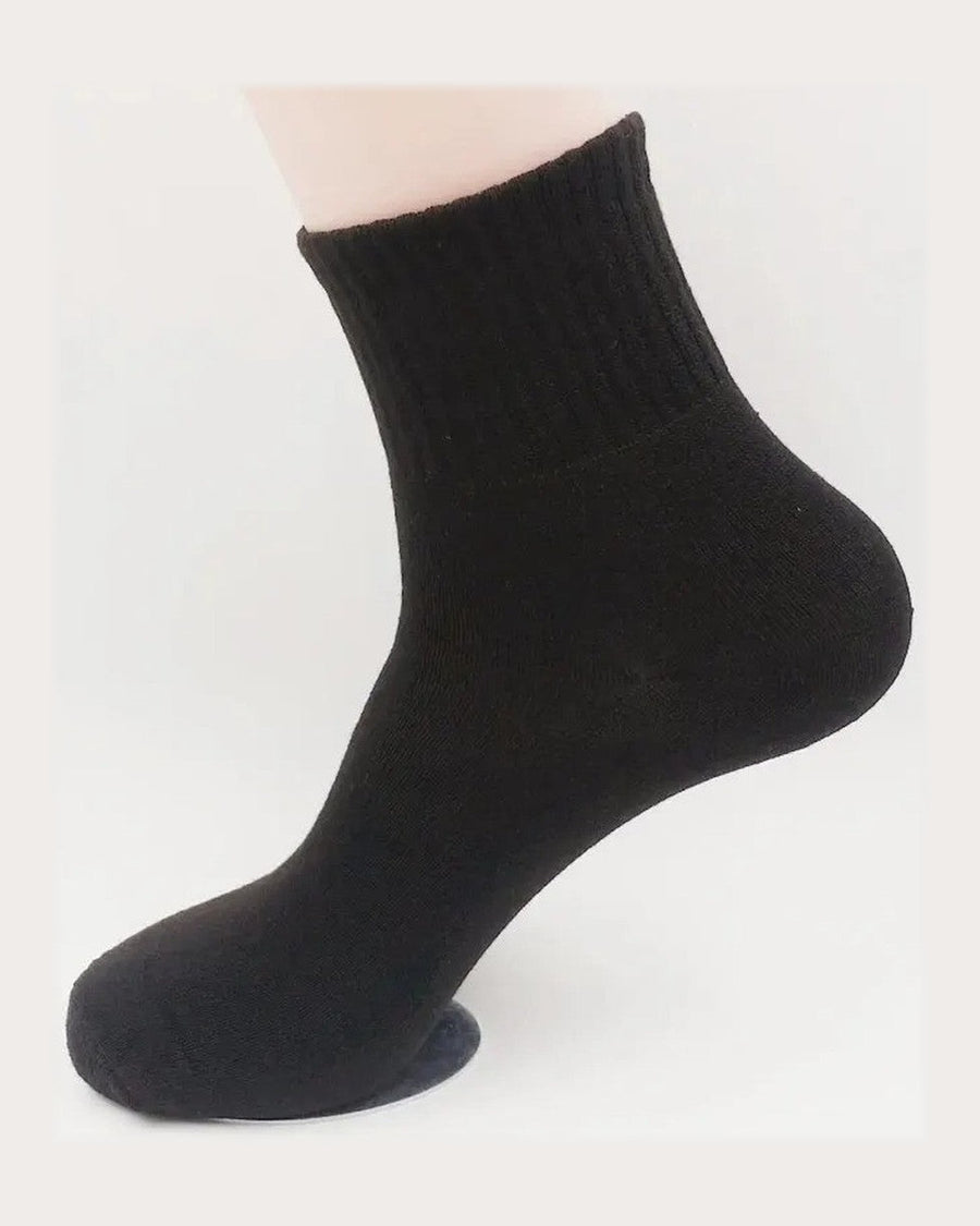 Calzini uomo in cotone tinta unita – davanti