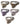 Herentanga met luipaardprint – pakket van 5 stuks, 2x beige + 1x bruin + 1x paars + 1x roze