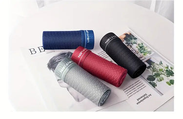 SET DI 4 BOXER DA UOMO IN SETA ELASTICIZZATA