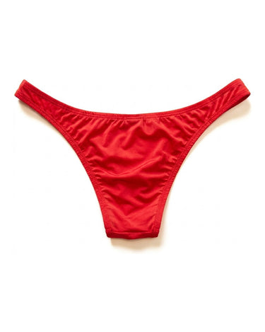 Men's Red Nylon Briefs – back