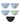 Men's Seamless Sheer Silky Microfibre Briefs – pack of 5 pieces, 3x light blue + 1x mint green + 1x black