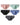 Men's Seamless Silky Microfibre Pouch Briefs – pack of 5 pieces, 1x pink + 1x mint green + 1x black + 1x light blue + 1x dark grey