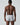 Men's Seamless Silky Microfibre Boxer Briefs – worn, back view
