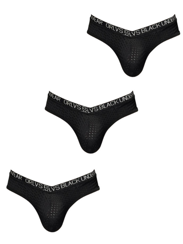 SET DI 3 SLIP DA UOMO A FORMA DI V, MORBIDI E TRASPIRANTI