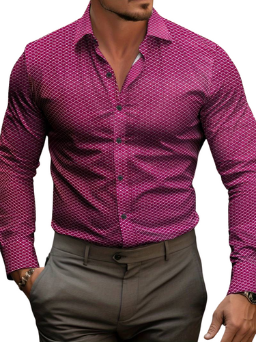 Camicia a Quadri Uomo - Stile Business