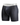 Herren Mesh-Boxershorts mit langem Bein – schwarze lange Mesh-Boxershorts, Vorderseite
