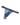 Men's Stretch Thongs with Black Waistband – dusty blue thong laid flat
