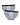 Men's Perforated Silk-Feel Microfibre Briefs – 2 sky blue briefs, front view